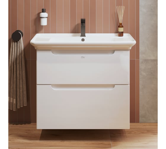 Тумба ALAVANN Berta 85 (ум. Дуглас 85) белый, эмаль ALV0161003