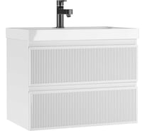 Тумба подвесная Домино под умывальник UNIT 70 Tower В2 Белый DT2502T