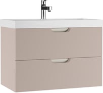 Тумба подвесная Домино под умывальник UNIT 80 Dune Латте В2 DD2509T