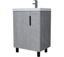 Тумба под умывальник Айсберг UNIT 60 Марта без ящика Бетон DA3503T