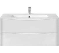 База под раковину VINCEA Paola 1000 подвесная, 2 выкатных ящика soft close, G.White. VMC-2P100GW
