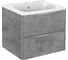 База под раковину VINCEA Paola 600 подвесная, 2 выкатных ящика soft close, Beton. VMC-2P600BT 2