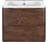 База под раковину VINCEA Paola 600 подвесная, 2 выкатных ящика soft close, R.Wood. VMC-2P600RW 3