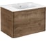 База под раковину VINCEA Paola 800 подвесная, 2 выкатных ящика soft close, V.Oak. VMC-2P800VO 1