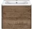 База под раковину VINCEA Vico 600 подвесная, 2 выкатных ящика soft close, V.Oak. VMC-2V600VO 2