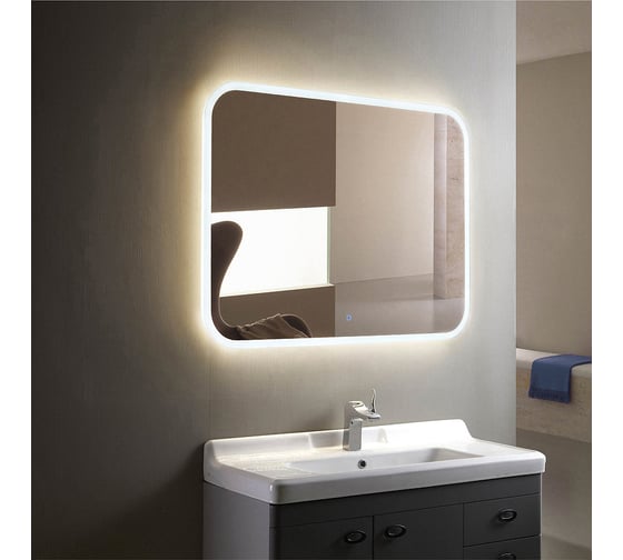 Зеркало ООО КОНТИНЕНТ НН Demure LED подсветка, сенсорный выключатель, 800x600 ЗЛП221