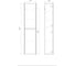 Пенал подвесной AQWELLA Geometria цвет шалфей зеленый GE0535SH 3