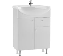 Тумба под умывальник Айсберг Уют 60 Промо с верхним ящиком В1 DP2626T