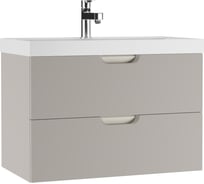 Тумба подвесная под умывальник Домино UNIT 80 Dune Серый тауп В2 DD2503T