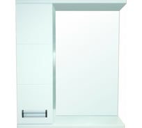 Зеркало-шкаф Loranto Дина 60 600х700х140, левое CS00049717