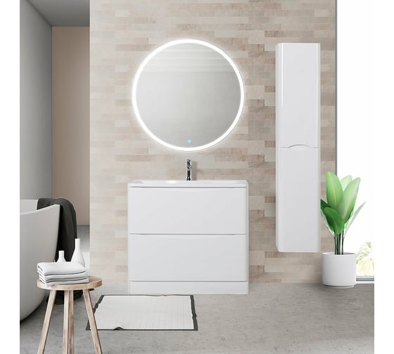 Подвесной шкаф BelBagno Bianco Lucido ACQUA-1600-2A-SC-BL-P
