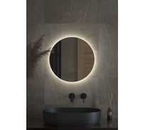 Зеркало с LED-подсветкой DEFESTO Ø50 см, Без выключателя, Нейтральный белый свет OPTI DF 2842