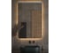 Зеркало с LED-подсветкой DEFESTO 80x120 см, ИК - выключатель, Теплый белый свет OPTI DF 2820R 1
