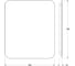 Зеркало с LED-подсветкой DEFESTO 60x70 см, ИК - выключатель, Теплый белый свет OPTI DF 2816R 3