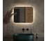 Зеркало с LED-подсветкой DEFESTO 60x50 см, Сенсорный выключатель, Нейтральный белый свет OPTI DF 2803SH 1