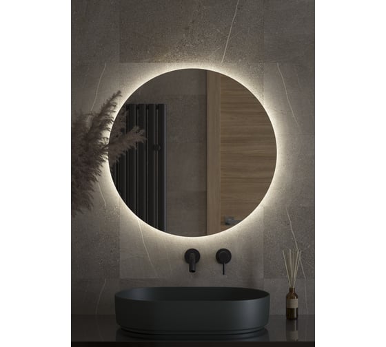 Зеркало с LED-подсветкой DEFESTO Ø70 см, Без выключателя, Нейтральный белый свет OPTI DF 2844 1