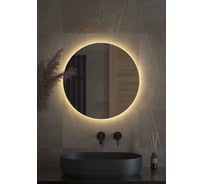 Зеркало с LED-подсветкой DEFESTO Ø60 см, Без выключателя, Теплый белый свет OPTI DF 2853