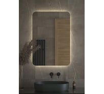Зеркало с LED-подсветкой DEFESTO 70x100 см, Без выключателя, Нейтральный белый свет OPTI DF 2809