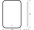 Зеркало с окантовкой и LED-подсветкой DEFESTO 17W, 40x60 см, ИК - выключатель, Теплый белый свет AURA DF 2972R 5
