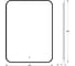 Зеркало с окантовкой и LED-подсветкой DEFESTO 25W, 60x80 см, ИК - выключатель, Нейтральный белый свет AURA DF 2967R 5