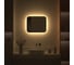 Зеркало с окантовкой и LED-подсветкой DEFESTO 19W, 60x50 см, ИК - выключатель, Теплый белый свет AURA DF 2973RH 4