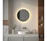 Зеркало с окантовкой и LED-подсветкой DEFESTO 15W, 60 см, Сенсорный выключатель, Теплый белый свет AURA DF 2993S 1