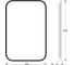 Зеркало с окантовкой и LED-подсветкой DEFESTO 17W, 40x60 см, Без выключателя, Нейтральный белый свет AURA DF 2962 7
