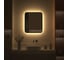 Зеркало с окантовкой и LED-подсветкой DEFESTO 23W, 60x70 см, Сенсорный выключатель, Теплый белый свет AURA DF 2976S 4