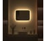 Зеркало с окантовкой и LED-подсветкой DEFESTO 21W, 70x50 см, Сенсорный выключатель, Теплый белый свет AURA DF 2974SH 4