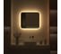 Зеркало с окантовкой и LED-подсветкой DEFESTO 23W, 70x60 см, ИК - выключатель, Теплый белый свет AURA DF 2976RH 4