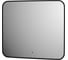 Зеркало с окантовкой и LED-подсветкой DEFESTO 23W, 70x60 см, ИК - выключатель, Теплый белый свет AURA DF 2976RH 6