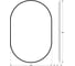 Зеркало с окантовкой и LED-подсветкой DEFESTO 25W, 60x90 см, Без выключателя, Нейтральный белый свет AURA DF 2925 5