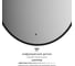 Зеркало с окантовкой и LED-подсветкой DEFESTO 12W, 50 см, ИК - выключатель, Нейтральный белый свет AURA DF 2982R 2