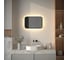 Зеркало с окантовкой и LED-подсветкой DEFESTO 17W, 60x40 см, Сенсорный выключатель, Теплый белый свет AURA DF 2972SH 1