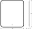 Зеркало с окантовкой и LED-подсветкой DEFESTO 23W, 60x70 см, Сенсорный выключатель, Нейтральный белый свет AURA DF 2966S 5