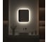 Зеркало с окантовкой и LED-подсветкой DEFESTO 19W, 50x60 см, Сенсорный выключатель, Нейтральный белый свет AURA DF 2963S 4