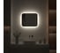 Зеркало с окантовкой и LED-подсветкой DEFESTO 19W, 60x50 см, ИК - выключатель, Нейтральный белый свет AURA DF 2963RH 4