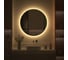 Зеркало с окантовкой и LED-подсветкой DEFESTO 28W (Ø90 cm) (Сенсорный выключатель) (Теплый белый свет) AURA DF 2996S 4
