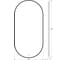 Зеркало с окантовкой и LED-подсветкой DEFESTO 31W (60x120 cm) (ИК - выключатель) (Нейтральный белый свет) AURA DF 2926R 6