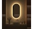 Зеркало с окантовкой и LED-подсветкой DEFESTO 26W (50x100 cm) (Сенсорный выключатель) (Теплый белый свет) AURA DF 2934S 4