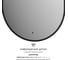 Зеркало с окантовкой и LED-подсветкой DEFESTO 26W (50x100 cm) (ИК - выключатель) (Нейтральный белый свет) AURA DF 2924R 2