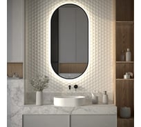 Зеркало с окантовкой и LED-подсветкой DEFESTO 31W (60x120 cm) (Сенсорный выключатель) (Нейтральный белый свет) AURA DF 2926S