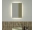 Зеркало с фацетом и LED-подсветкой DEFESTO 17W (40x60 cm) (Без выключателя) (Нейтральный белый свет) GLOW DF 2502 1