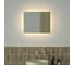 Зеркало с фацетом и LED-подсветкой DEFESTO 15W (50x40 cm) (Сенсорный выключатель) (Теплый белый свет) GLOW DF 2511SH 1