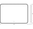Зеркало с окантовкой и LED-подсветкой DEFESTO 32W (100x70 cm) (Сенсорный выключатель) (Нейтральный белый свет) AURA DF 2969SH 5