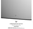 Зеркало с окантовкой и LED-подсветкой DEFESTO 32W (70x100 cm) (ИК - выключатель) (Нейтральный белый свет) AURA DF 2969R 2