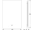 Зеркало с фацетом и LED-подсветкой DEFESTO 17W (40x60 cm) (ИК - выключатель) (Теплый белый свет) GLOW DF 2512R 3