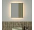 Зеркало с фацетом и LED-подсветкой DEFESTO 19W (50x60 cm) (Без выключателя) (Теплый белый свет) GLOW DF 2513 1
