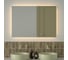 Зеркало с фацетом и LED-подсветкой DEFESTO 32W (100x70 cm) (ИК - выключатель) (Теплый белый свет) GLOW DF 2519RH 1
