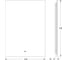 Зеркало с фацетом и LED-подсветкой DEFESTO 21W (50x70 cm) (ИК - выключатель) (Нейтральный белый свет) GLOW DF 2504R 3